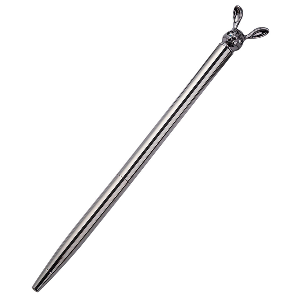 Stylo à bille en métal de la mode coréenne mignon lapin métal stylo rotatif en métal stylo balle