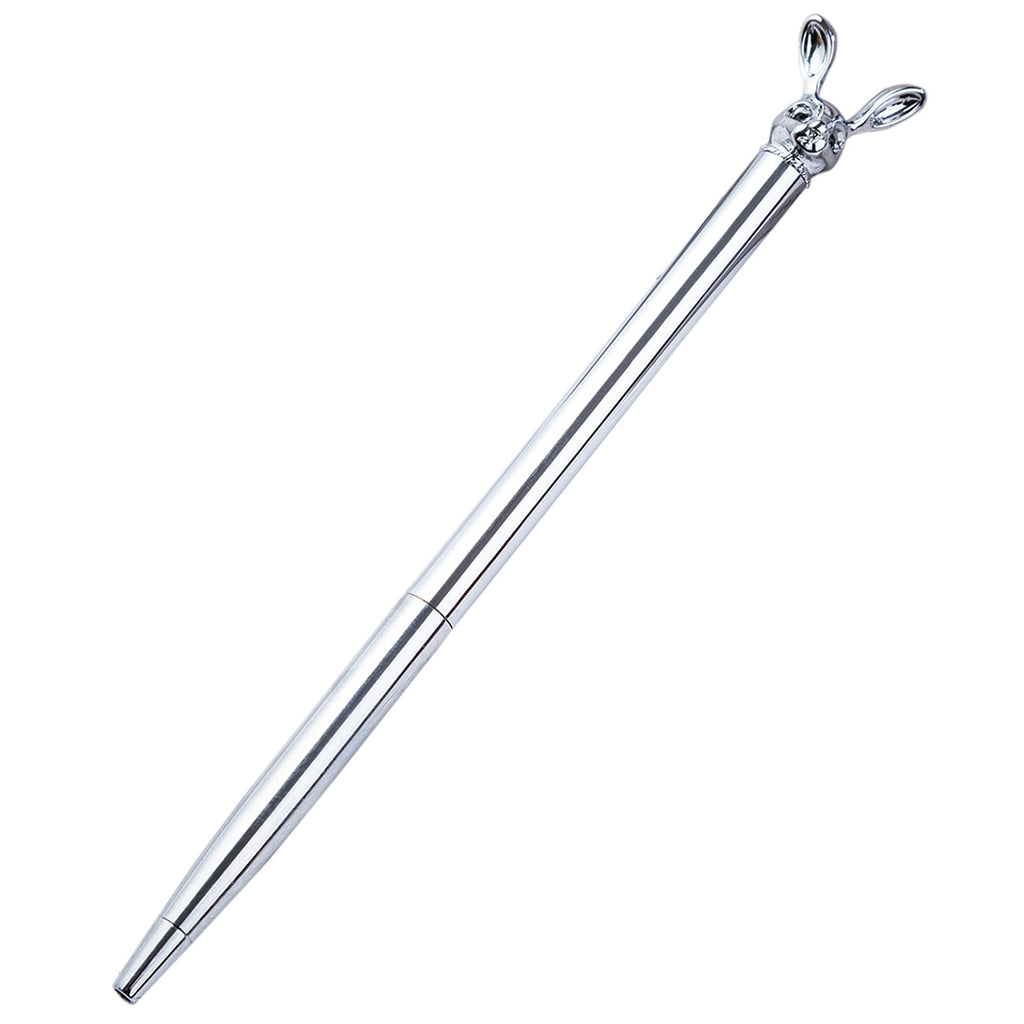 Stylo à bille en métal de la mode coréenne mignon lapin métal stylo rotatif en métal stylo balle