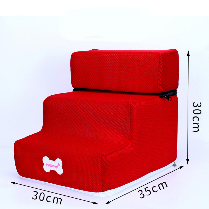 Usine Vente directe Échelles de chien Animaux Escalade Éponge Échelle Étapes Petit chien Teddy sur le sof