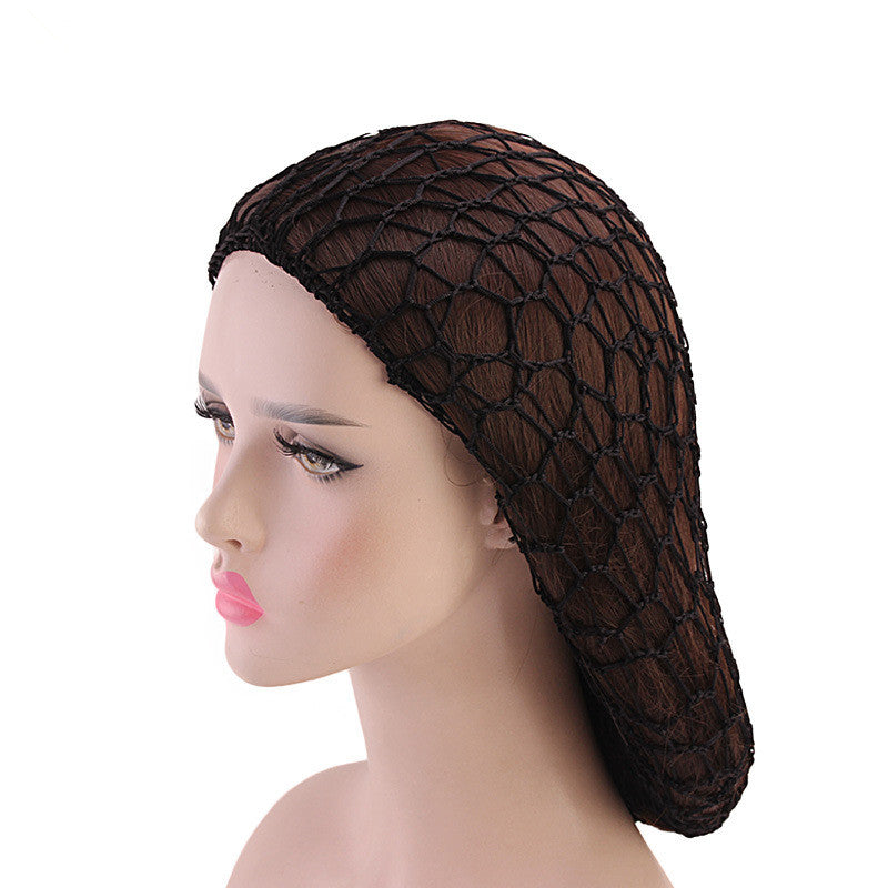 Les femmes Crocheter main filet de cheveux Drooping