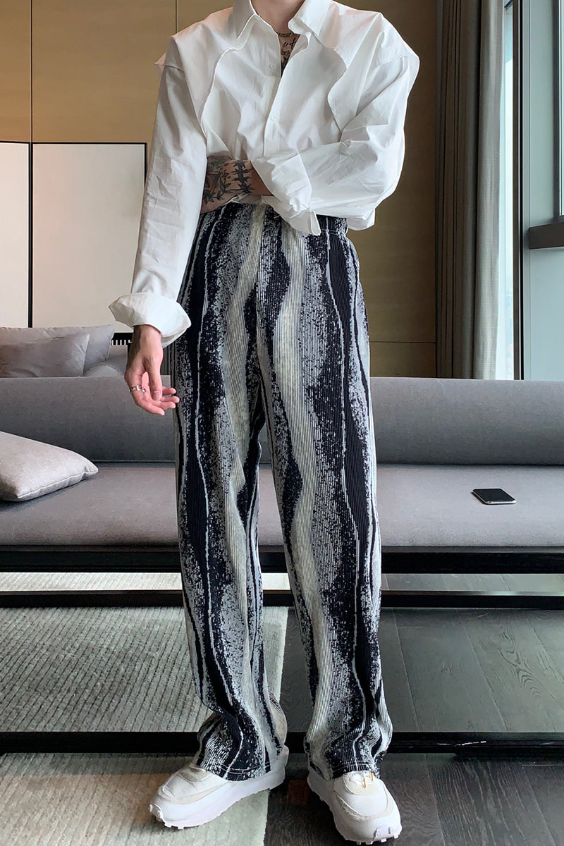 Encre plie Drape enlevez les pantalons de mouflage occasionnels