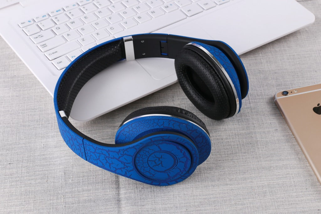 Burst Universal Interface Casque pliable Téléphone portable casque avec Microphone Couleur Fash