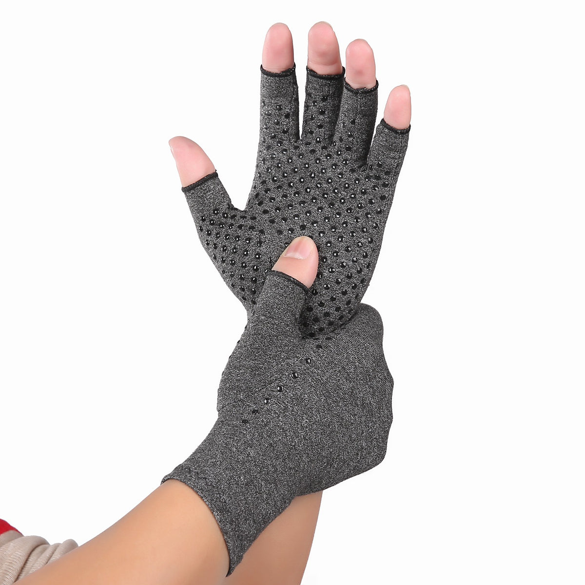 Gants de pression sans doigt pour hommes et femmes à l'intérieur Formation de réadaptation conjointe N