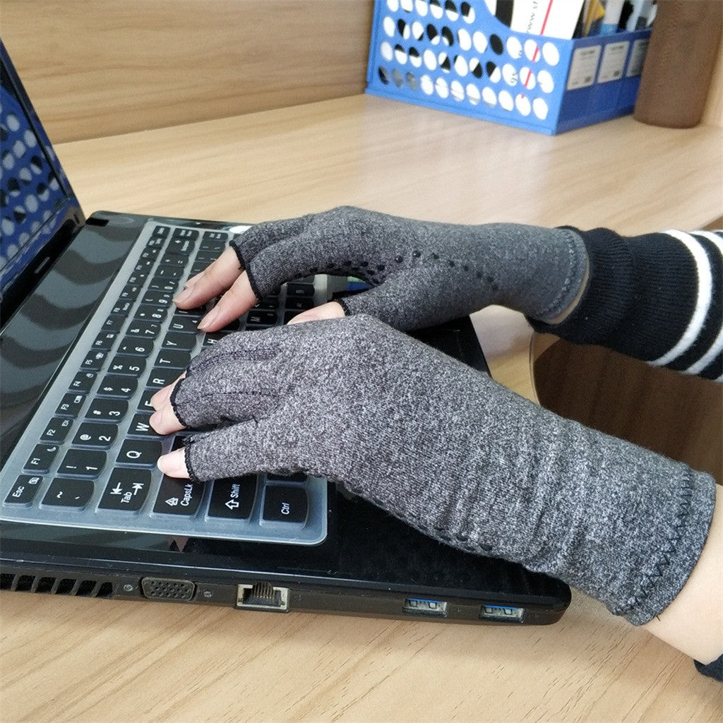 Gants de pression sans doigt pour hommes et femmes à l'intérieur Formation de réadaptation conjointe N