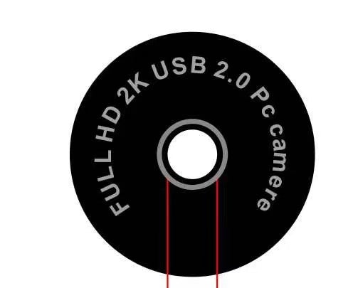 Caméra de réseau d'ordinateur haute définition avec la lumière de remplissage Usb