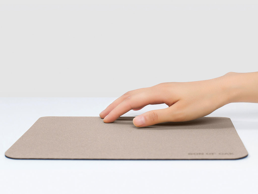 Cork Portable Mouse Pad Fournitures de bureau Cork Mouse Pad