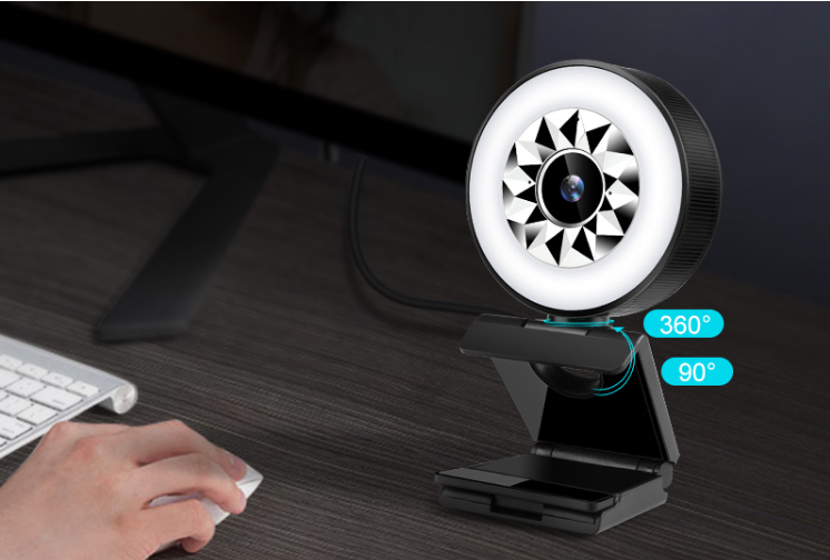 Usb Ordinateur Caméra Web 1080P Fill Light Beauté Uvc Songhan Pc Caméra 2 Millions d'ordinateur C