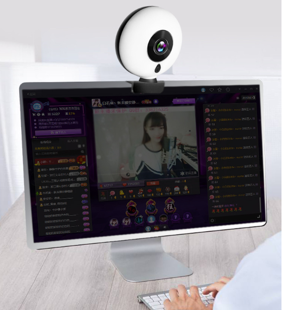 Webcam Hd 2K Drive-Free Usb Caméra d'ordinateur Internet Célébrité en direct Vidéo en ligne Conferenc