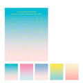 Yunmu Épiceries Symphony Gradient Morandi Étiquette Sticker