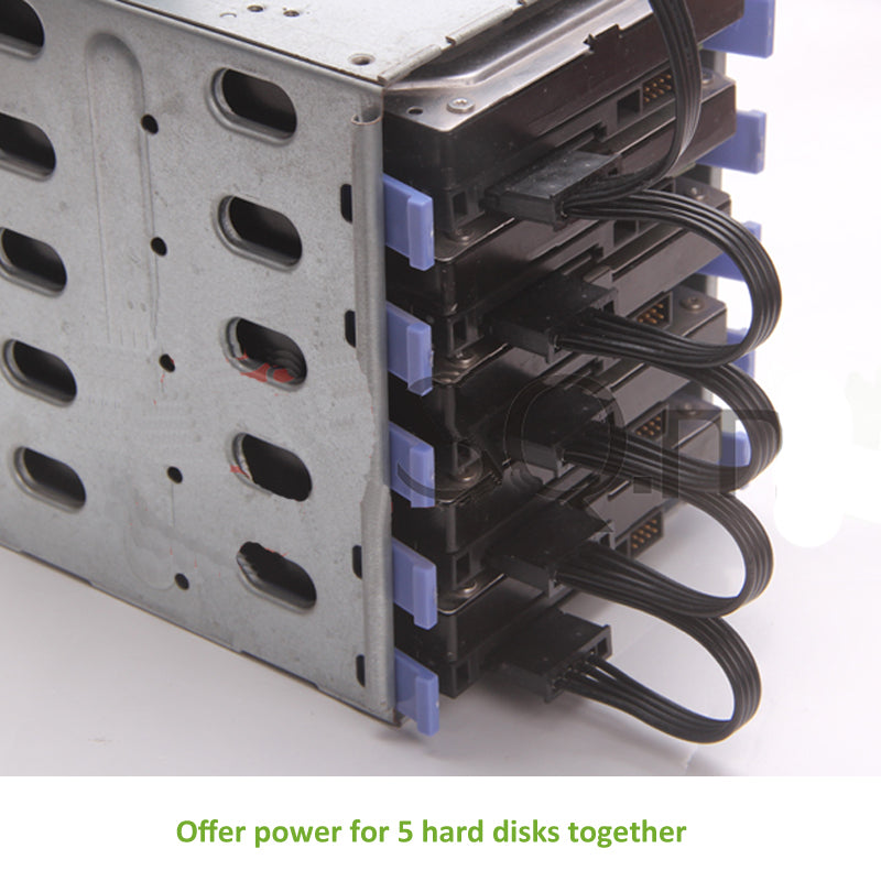 Molex 4pin IDE 1 à 5 SATA 15Pin alimentation de disque dur Spl