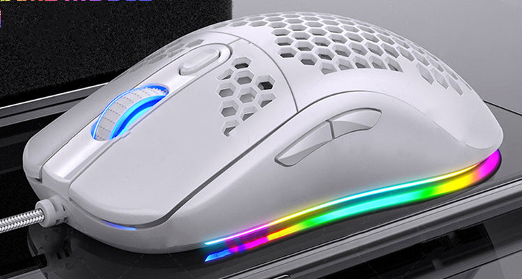 Souris mécanique de jeu filaire E-Sports avec Glow Rgb
