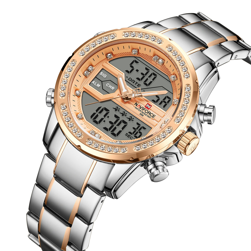 Montres d'affaires Quartz pour hommes Montres en acier inoxydable Montres de sport pour hommes
