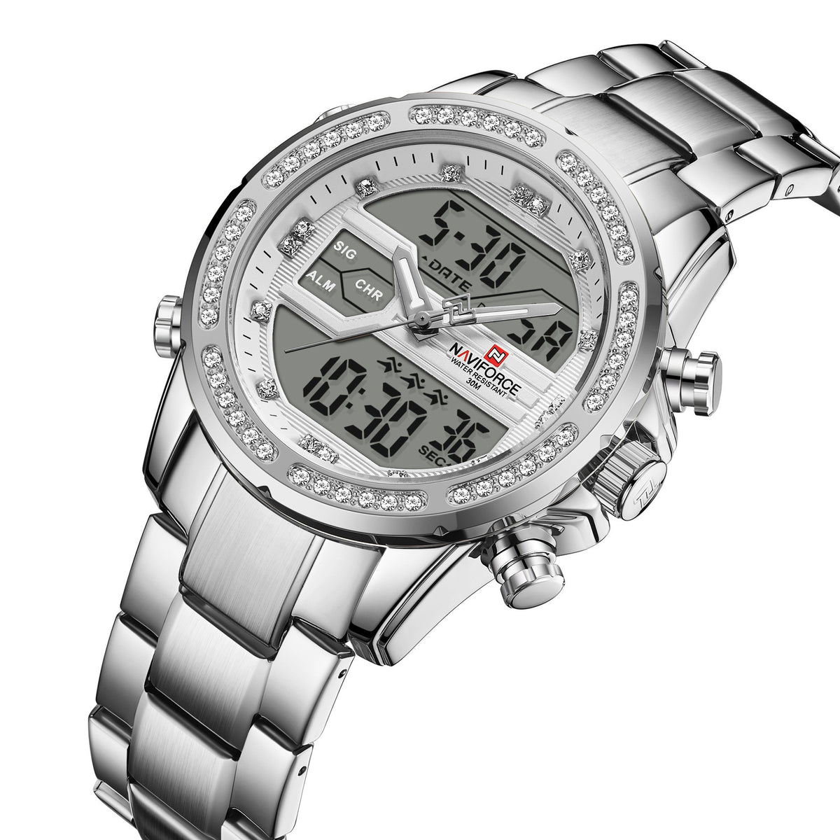 Montres d'affaires Quartz pour hommes Montres en acier inoxydable Montres de sport pour hommes