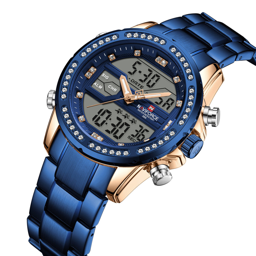 Montres d'affaires Quartz pour hommes Montres en acier inoxydable Montres de sport pour hommes