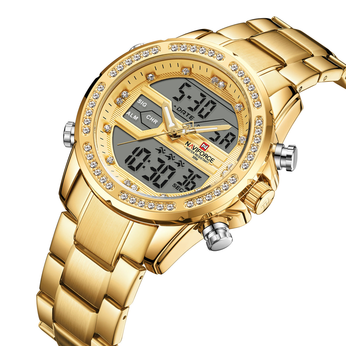 Montres d'affaires Quartz pour hommes Montres en acier inoxydable Montres de sport pour hommes