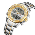 Montres d'affaires Quartz pour hommes Montres en acier inoxydable Montres de sport pour hommes