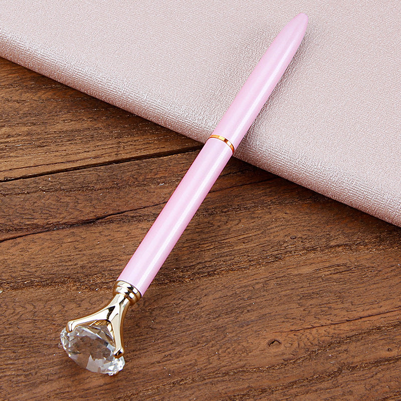 Stylo à bille en métal Cadeau étudiant Stylo à bille en diamant Stylo à cristal créatif