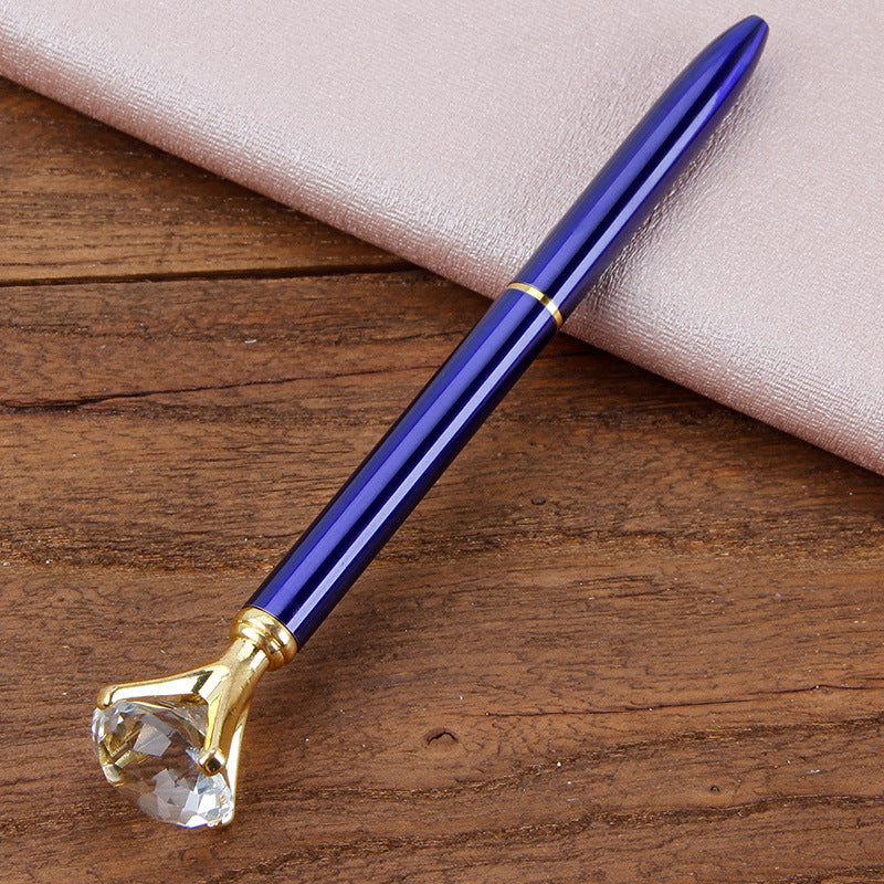 Stylo à bille en métal Cadeau étudiant Stylo à bille en diamant Stylo à cristal créatif