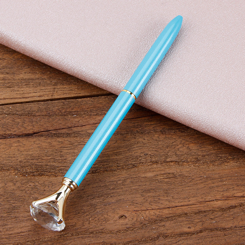 Stylo à bille en métal Cadeau étudiant Stylo à bille en diamant Stylo à cristal créatif