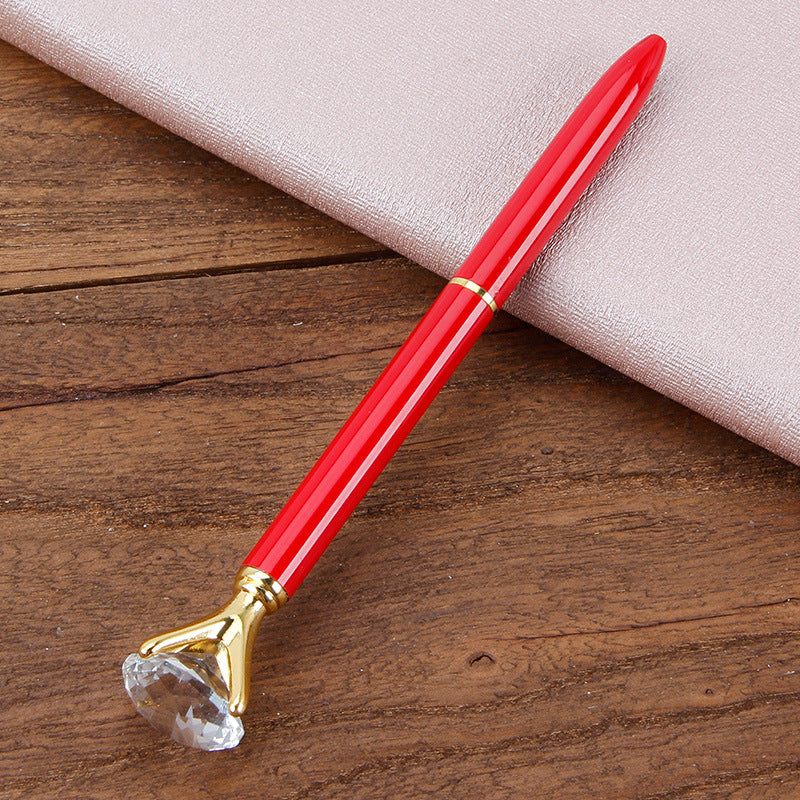 Stylo à bille en métal Cadeau étudiant Stylo à bille en diamant Stylo à cristal créatif
