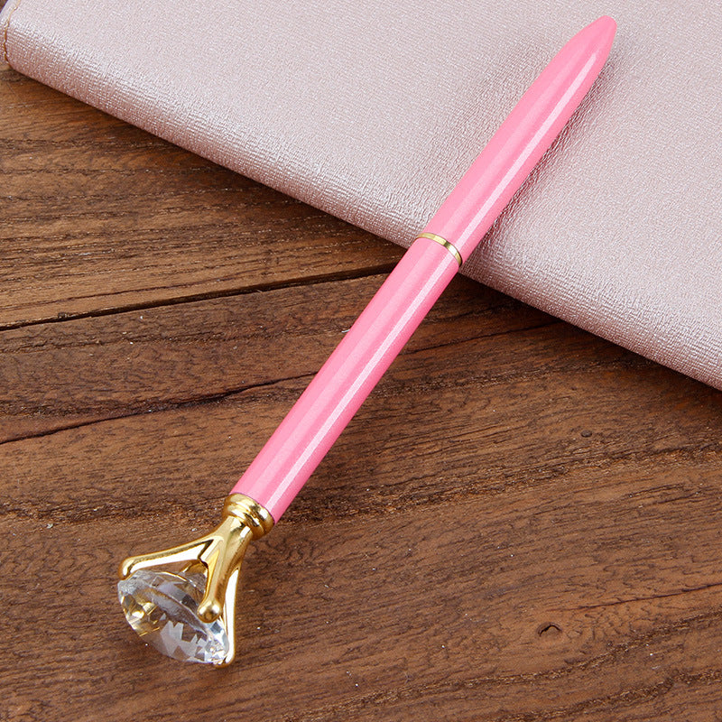 Stylo à bille en métal Cadeau étudiant Stylo à bille en diamant Stylo à cristal créatif