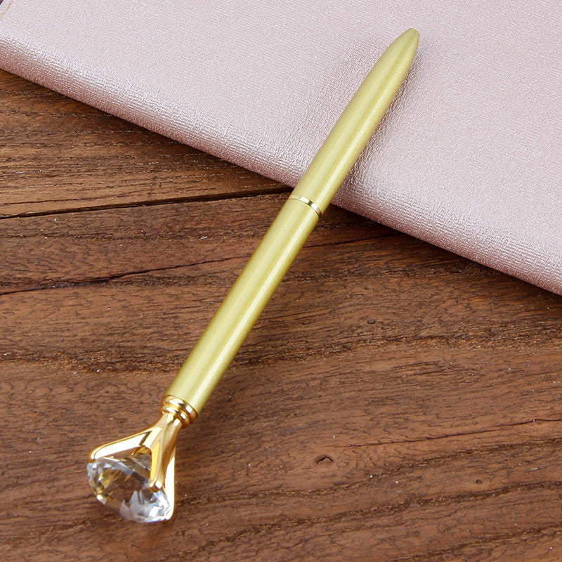 Stylo à bille en métal Cadeau étudiant Stylo à bille en diamant Stylo à cristal créatif
