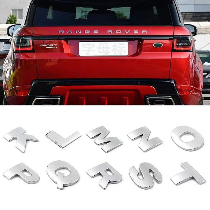 Grand numéro d'étiquette de queue de voiture