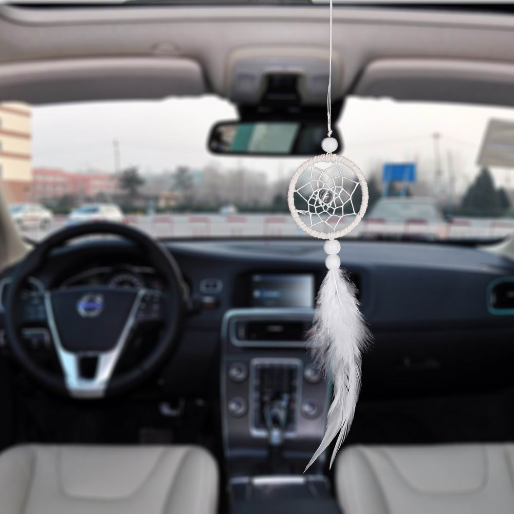 Mini Dreamcatcher Pendentif indien Dreamcatchers Voiture et sac Décor Wind Chimes & Home Wall Ha