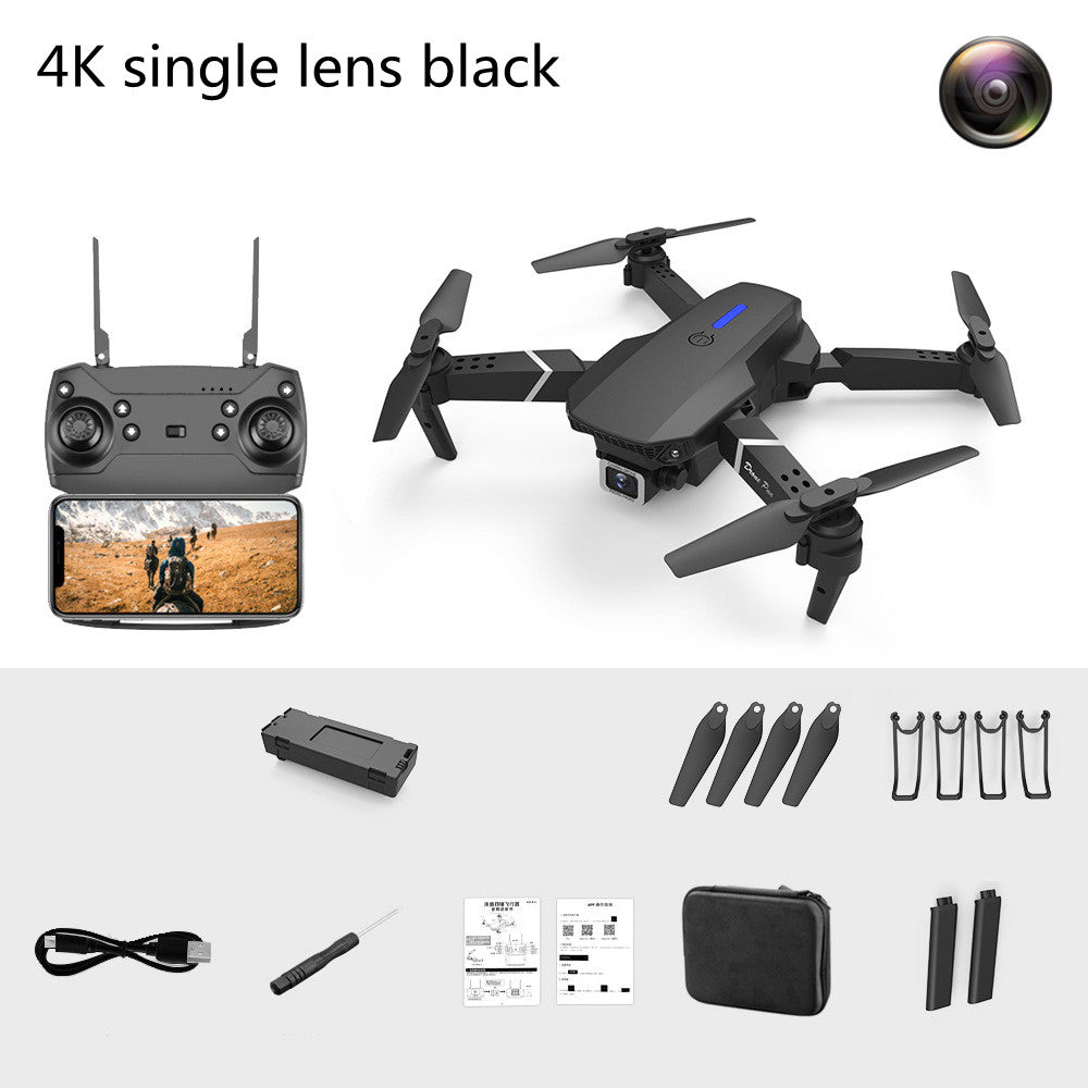 Dual-Lens pliant Drone à hauteur fixe quatre axes de la photographie aérienne télécommande