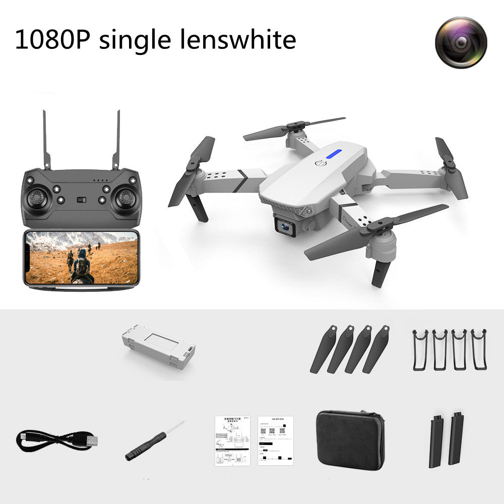 Dual-Lens pliant Drone à hauteur fixe quatre axes de la photographie aérienne télécommande