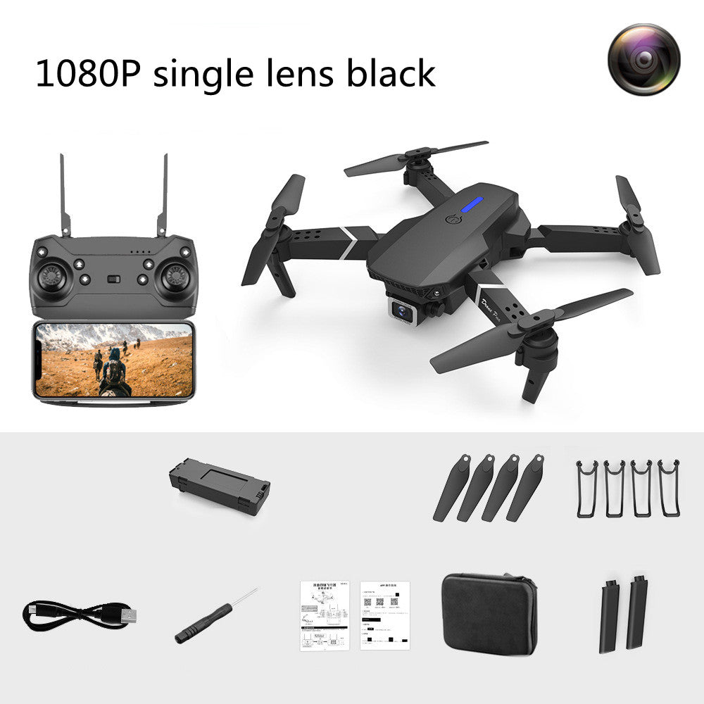 Dual-Lens pliant Drone à hauteur fixe quatre axes de la photographie aérienne télécommande