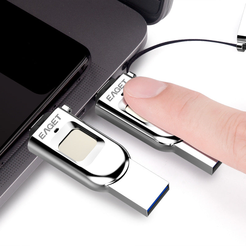 Fingerprint Encryption Mobile Phone U Disk Dual-Purpose Computer