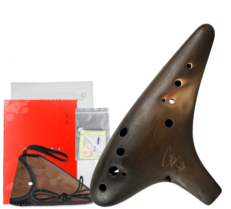 Débutant d'Ocarina Retro fumée 12-Hole