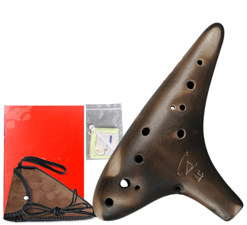 Débutant d'Ocarina Retro fumée 12-Hole