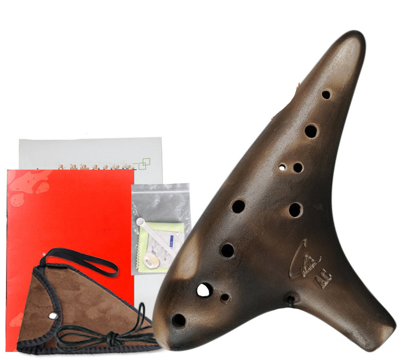 Débutant d'Ocarina Retro fumée 12-Hole