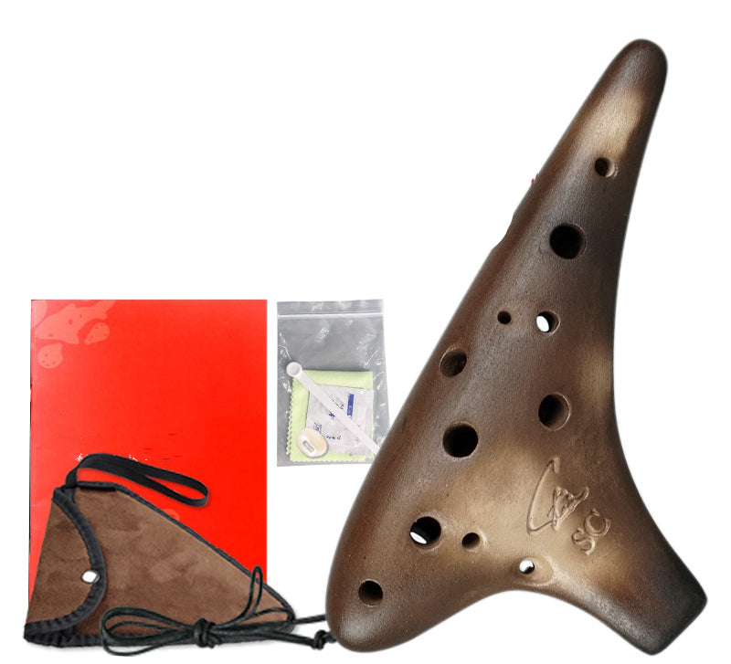 Débutant d'Ocarina Retro fumée 12-Hole