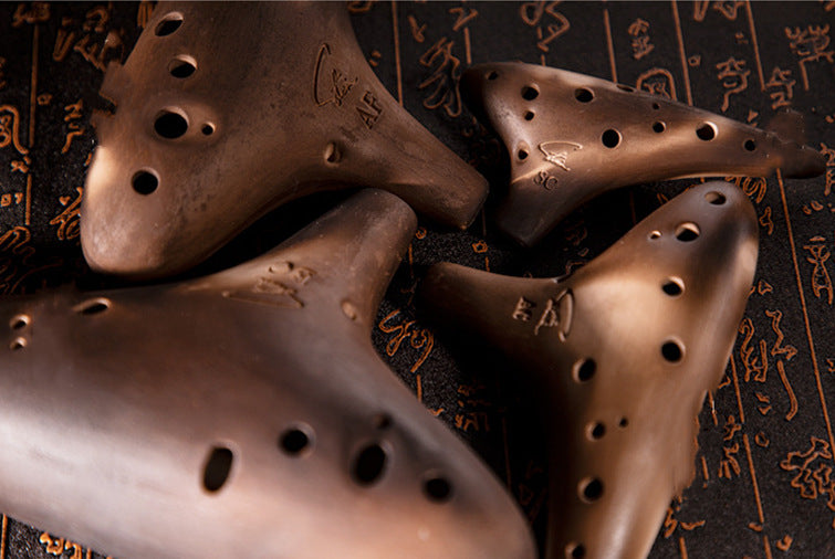 Débutant d'Ocarina Retro fumée 12-Hole