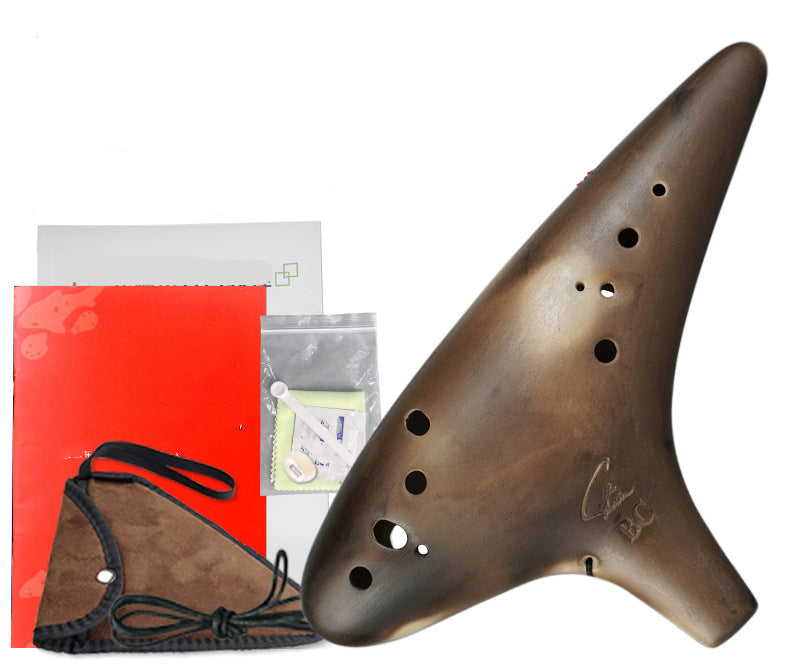 Débutant d'Ocarina Retro fumée 12-Hole
