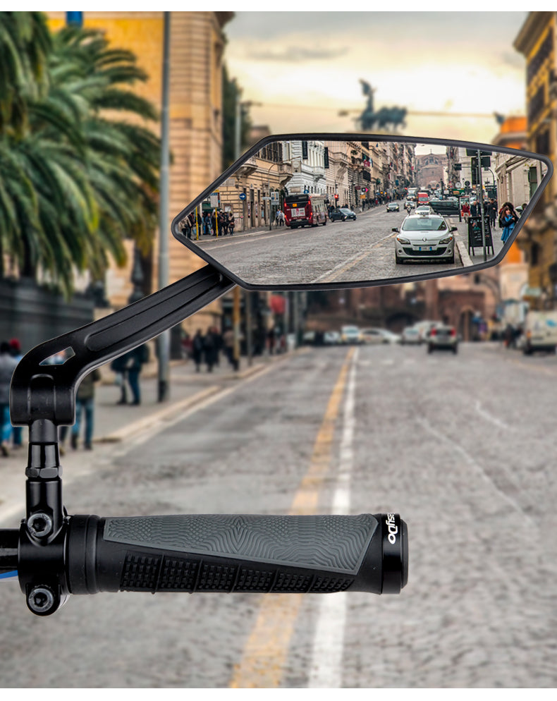 Scooter multi-fonctions de moto grand angle rétroviseur miroir de décoration