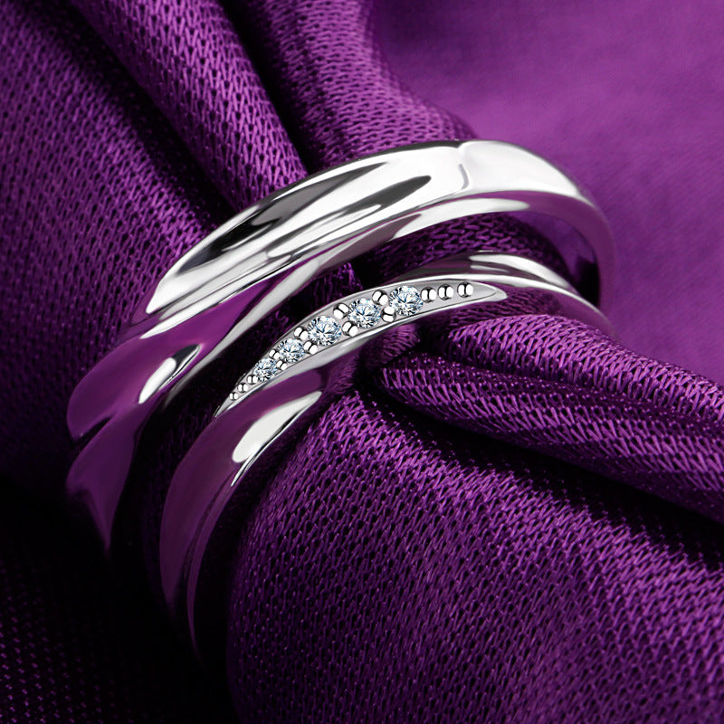 Anneaux Zircon personnalisés pour hommes et femmes