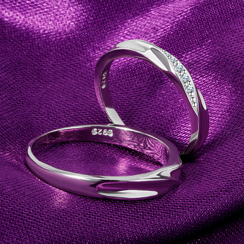 Anneaux Zircon personnalisés pour hommes et femmes