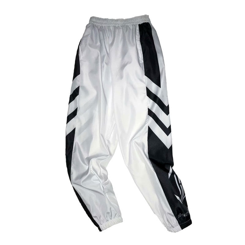 Tide marque Tie Pantalons Homme Version Coréenne Loose Couleur Matching Handsome Pantalons Casual Studen
