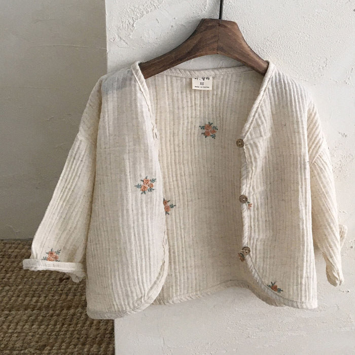 Le style d'été vêtements de bébé coréen simple et polyvalent
