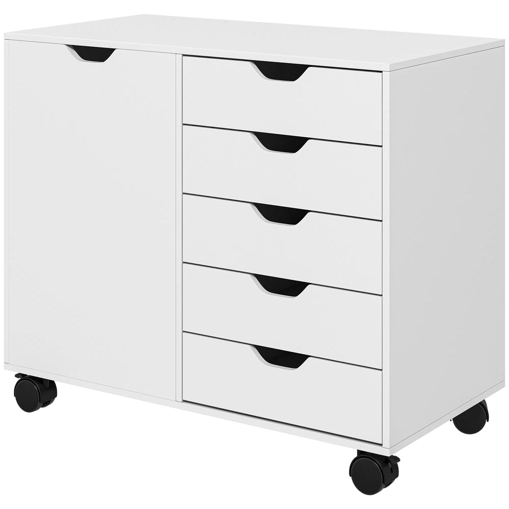 Armoire de dépôt mobile avec 5 tiroirs