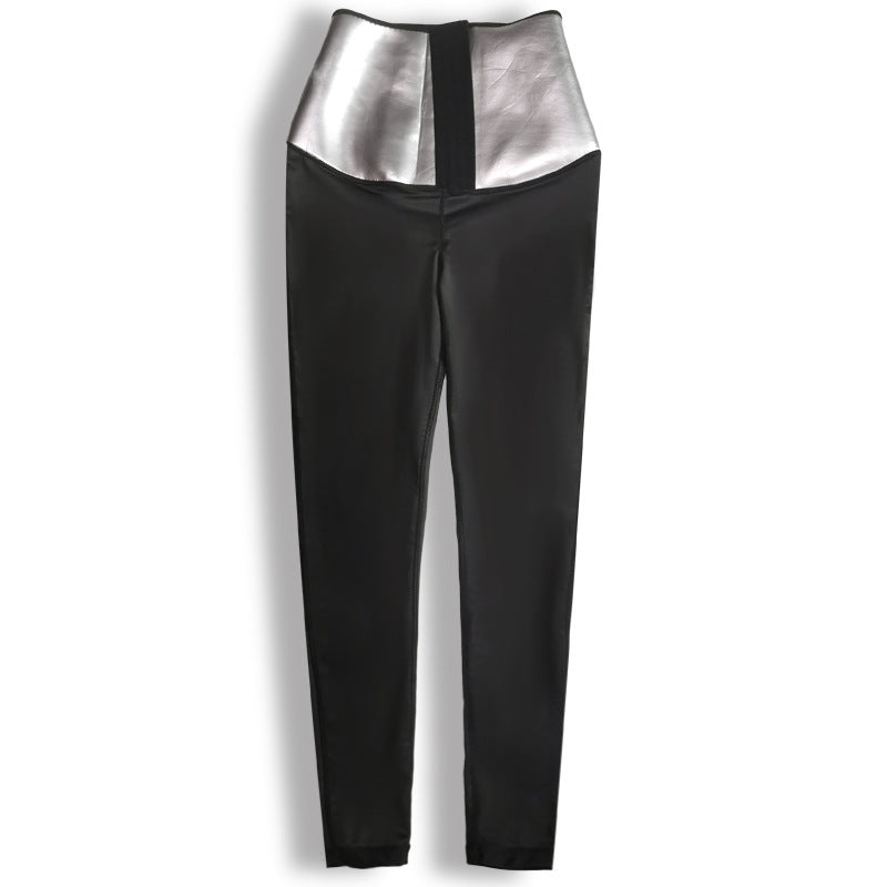 Pantalons de forme de formation thermique haute taille pour femmes