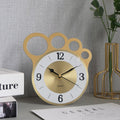 Moderne simple horloge bureau de fer nordique or créative