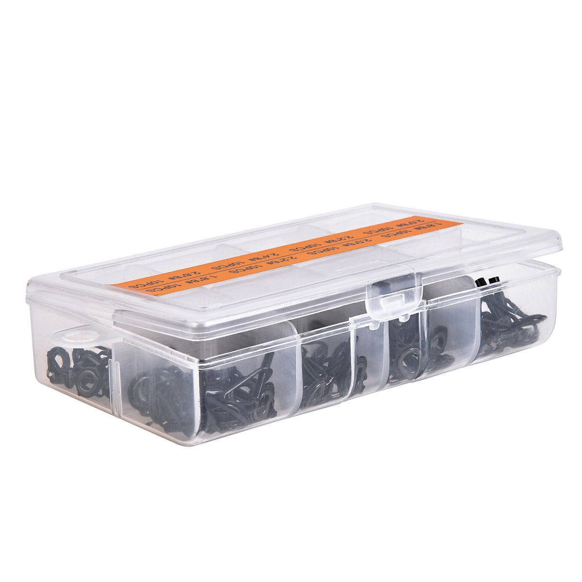 Black multi-nombre Sea Rod Guide Ring Set 80Pcs en acier inoxydable boîte Céramique Luer Wire Ri