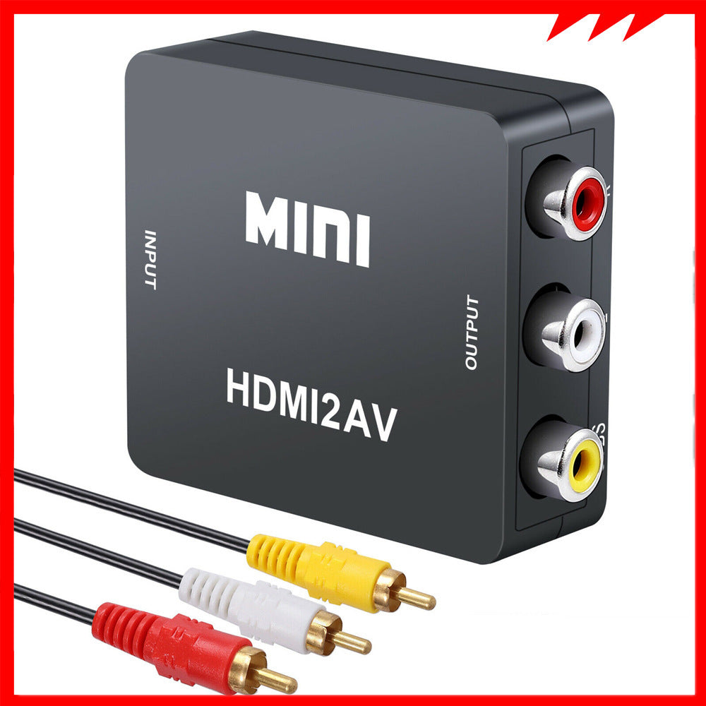1080P Hdmi Pour Rca Av Converter Composite Cvbs Adaptateur vidéo audio
