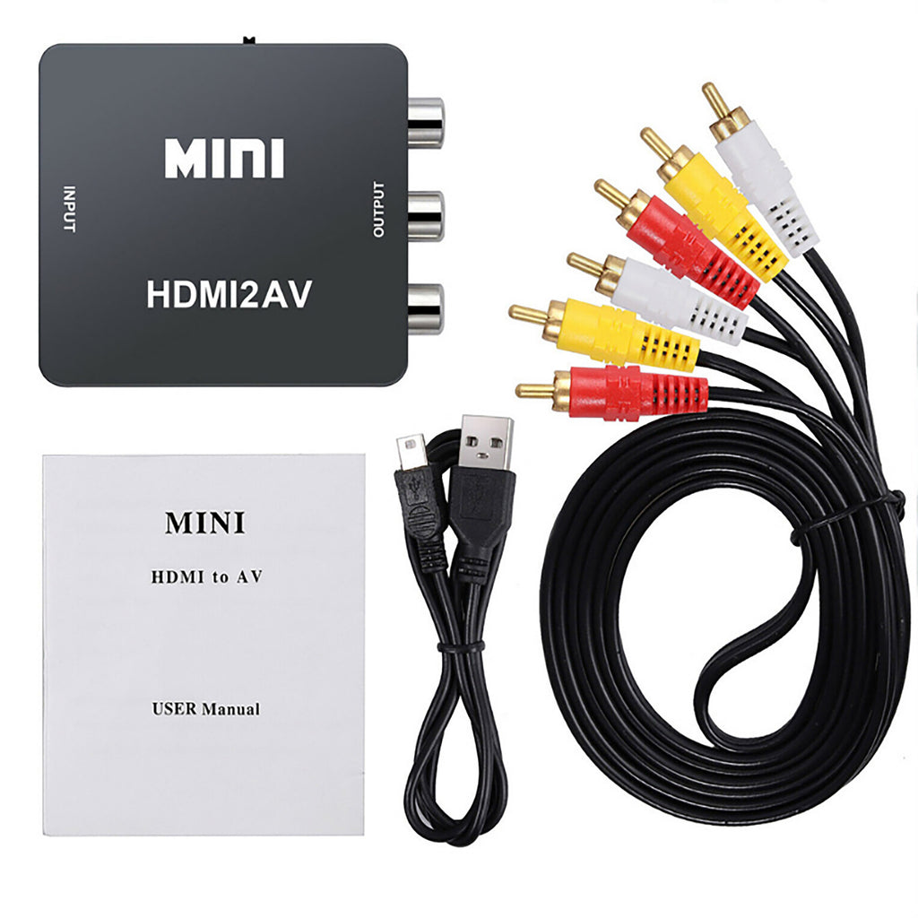 1080P Hdmi Pour Rca Av Converter Composite Cvbs Adaptateur vidéo audio