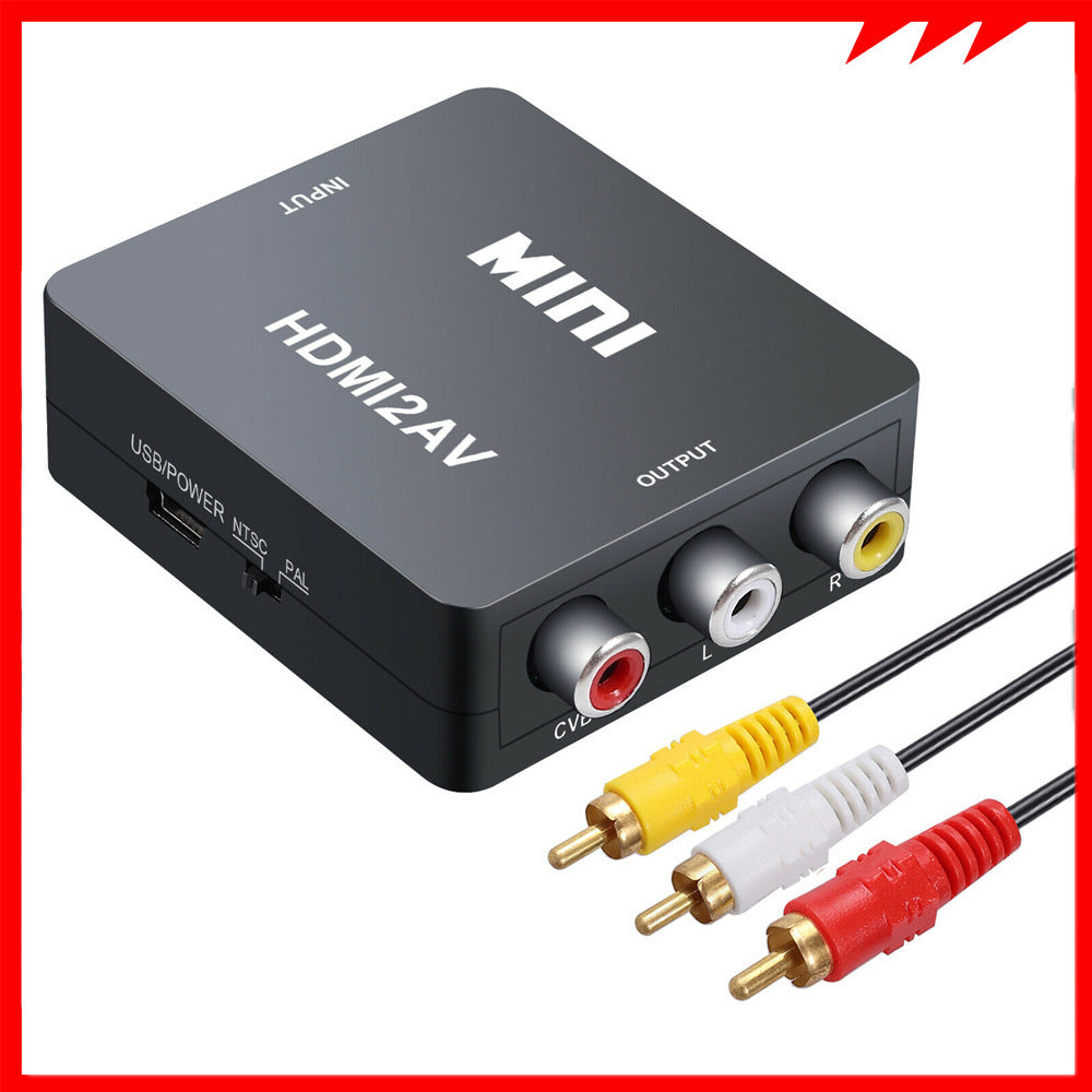 1080P Hdmi Pour Rca Av Converter Composite Cvbs Adaptateur vidéo audio